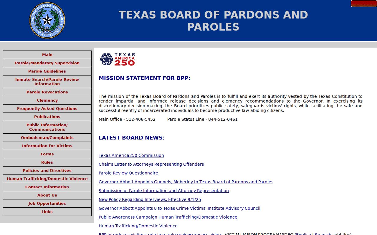 Newton County criminal history Texas parole records source